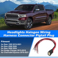 Headlights Halogen Wiring Harness Connector for Ram 1500 (2019–2021)