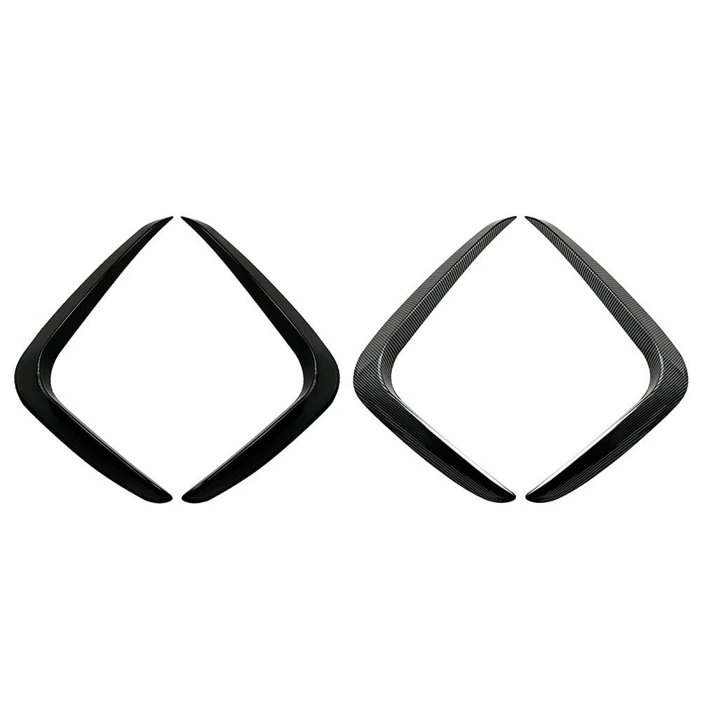 Front Fog Lamp Frame Trim for BMW X3 G01 (2018–2021) Glossy Black