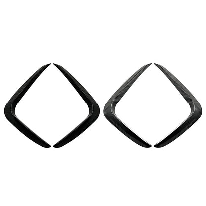 Front Fog Lamp Frame Trim for BMW X3 G01 (2018–2021) Glossy Black