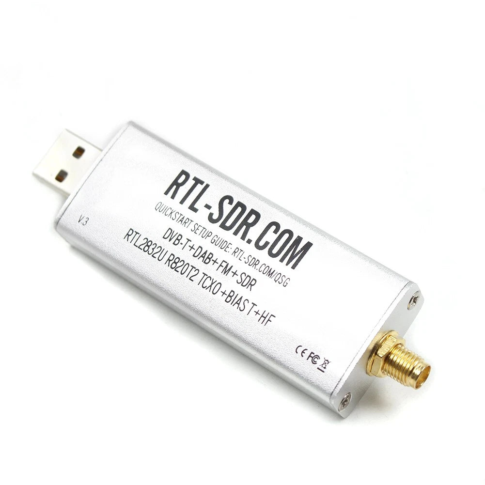 RTL-SDR R820T2 RTL2832U TCXO SMA Dongle Adapter for Software Defined Radio