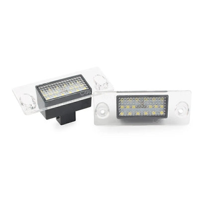 2X 12V LED License Plate Lights for Audi A4 B5 (1995–2001)