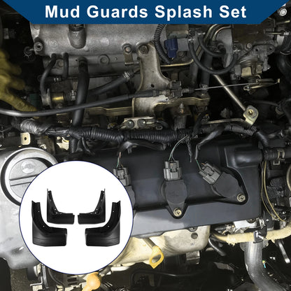 Set of 4 Mud Flaps Splash Guards for Mercedes-Benz GL/GLS (2015–2016)