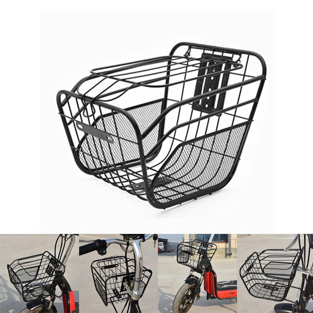 1pc Front Bicycle Basket for Bike Scooter Storage Holder