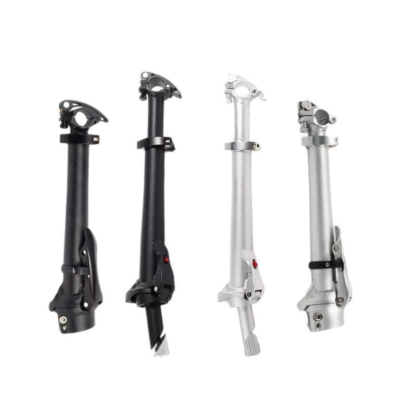 Left Fold Folding Bike Handlebar Post 25.4mm Diameter Adjustable Height