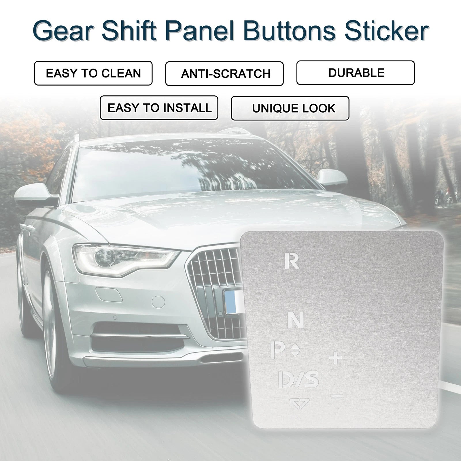 Gear Shift Panel Buttons Replacement for Audi A6 S6 A7 S7 Q7 SQ7 (2020–2023)