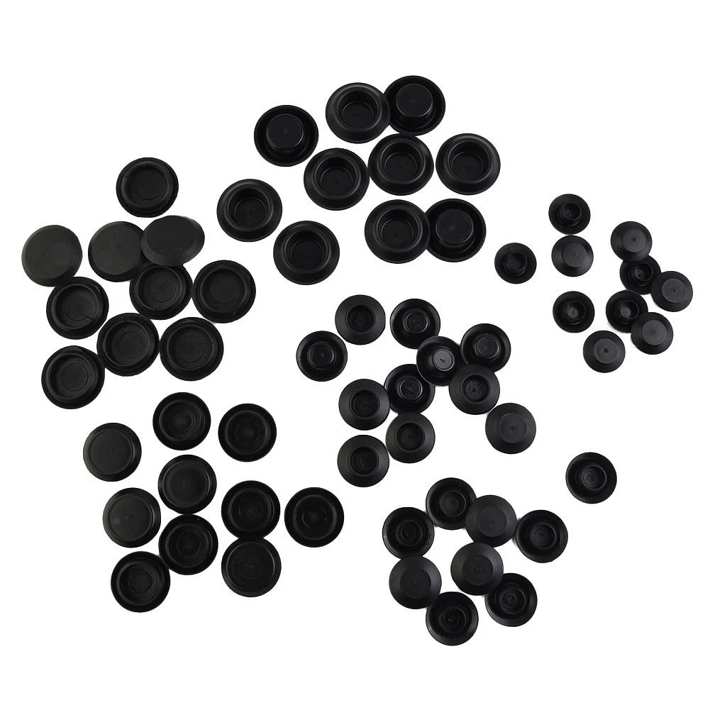 60 Piece Auto Body Plastic Hole Kit for Flush Mount Applications