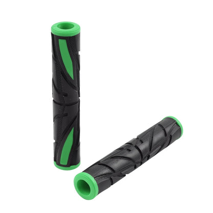 Green Motorcycle Brake Clutch Handle Bar Grips Lever Rubber Sleeve Cover