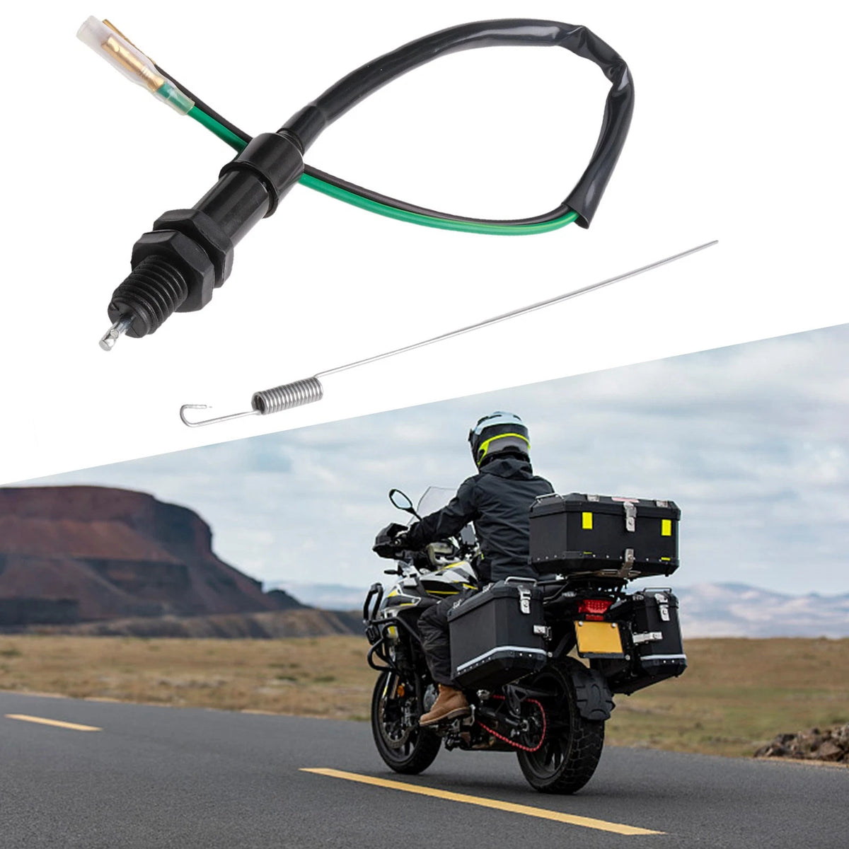 Brake Light Switch for Motorbike Drum Brake Systems