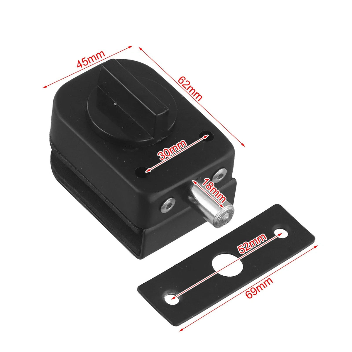 Elegant Black Door Lock for Stylish Entryways