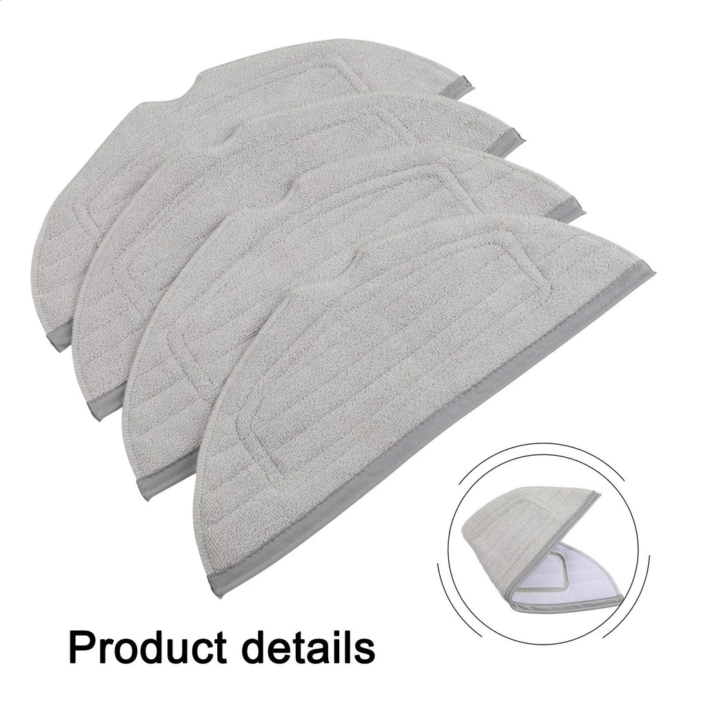 4 Mop Cleaning Cloths for Mova Robot Vacuums