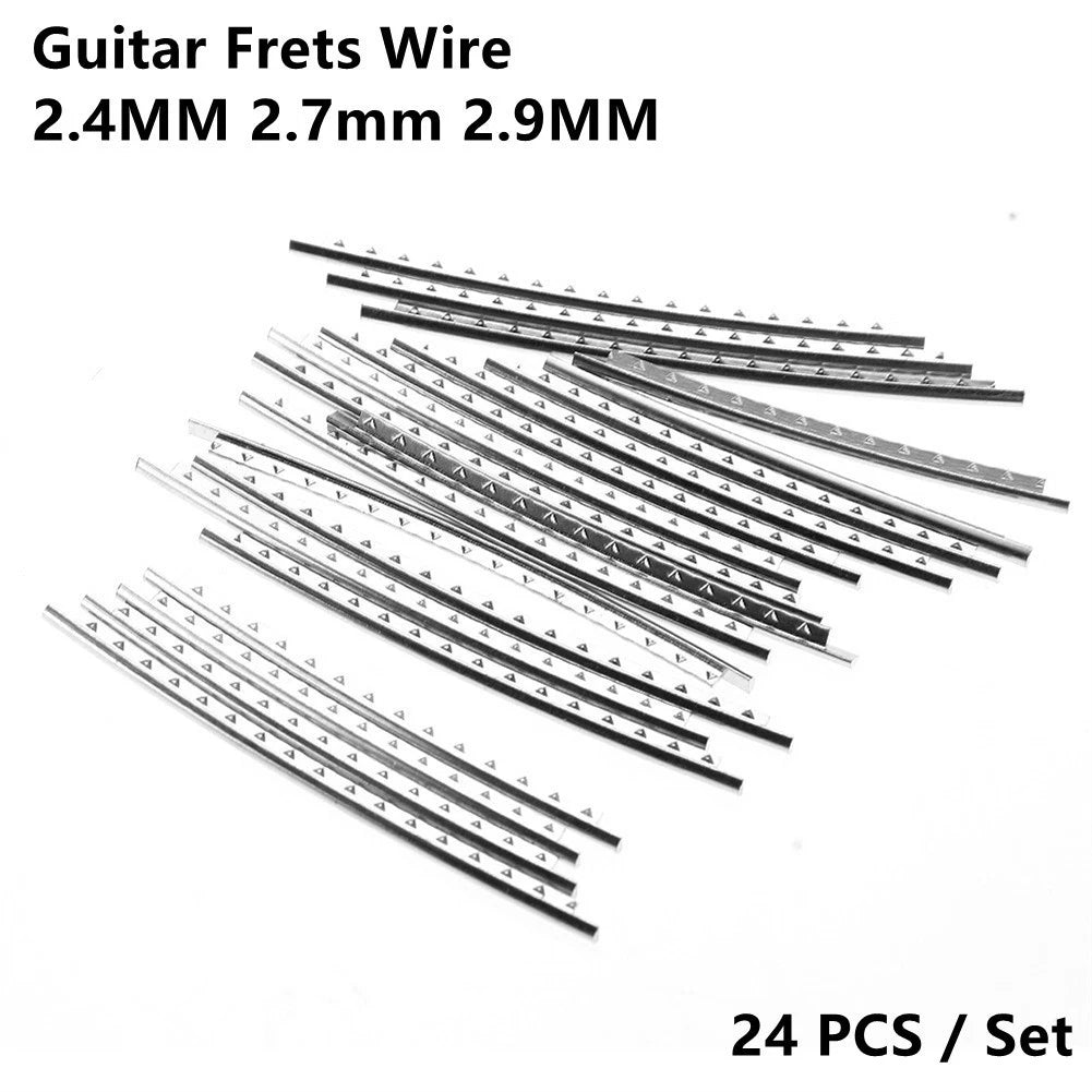 24pc Guitar Frets Wire Set for Luthier Tool (2.4/2.7/2.9mm)