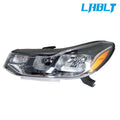 Left Side Headlamp Halogen W/O Lens Black for Chevrolet Trax (2017–2019)