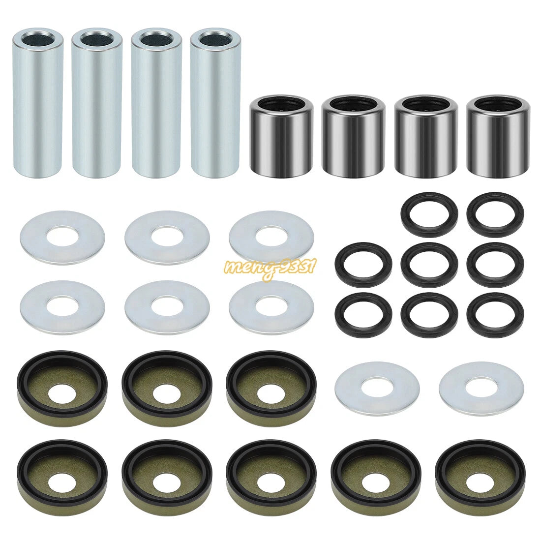 Front Lower A-Arm Bushing Shaft Seal Kit for Suzuki LTZ400 (2003–2014)