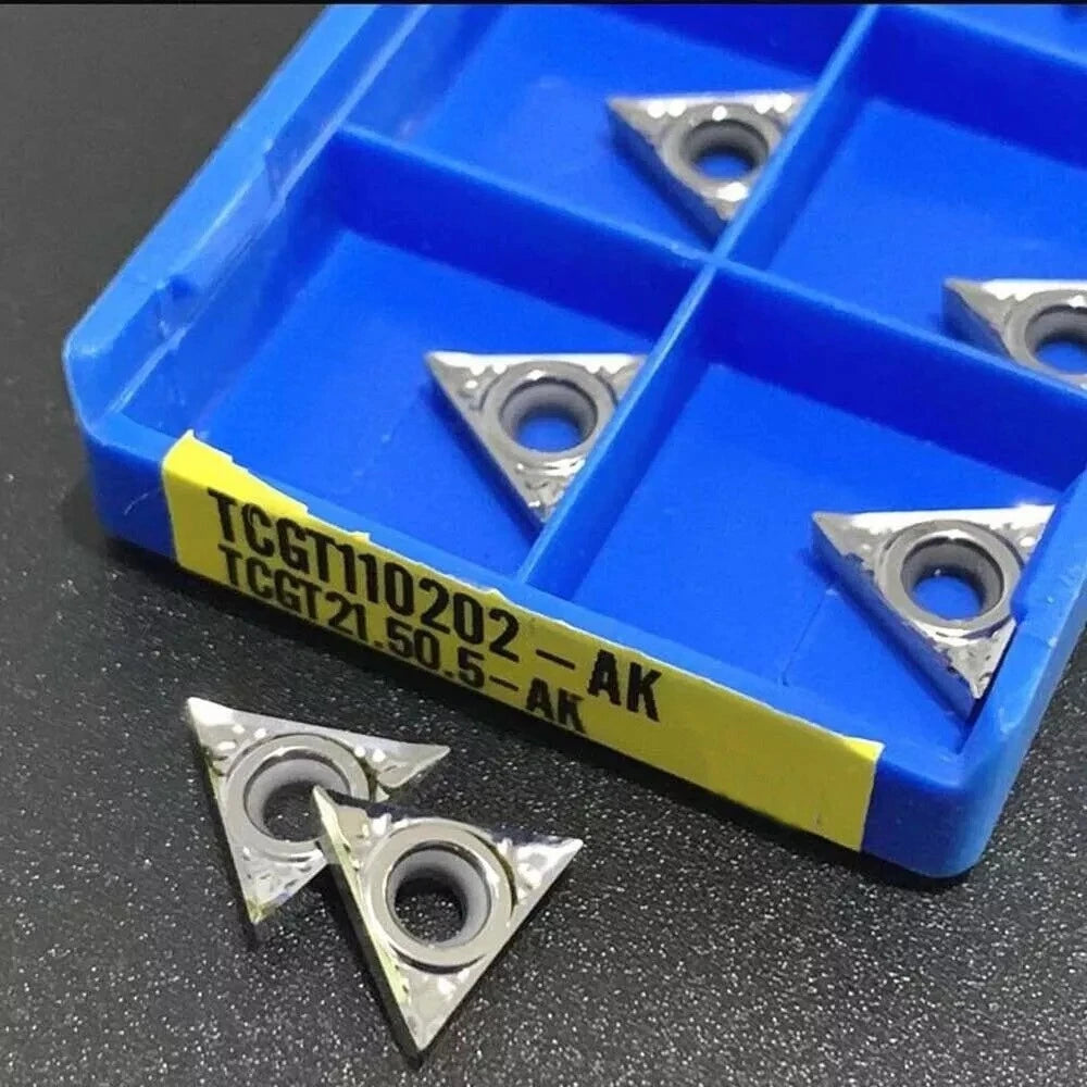 10PCS TCGT110202AK Inserts for Aluminum Components (Effective Processing)