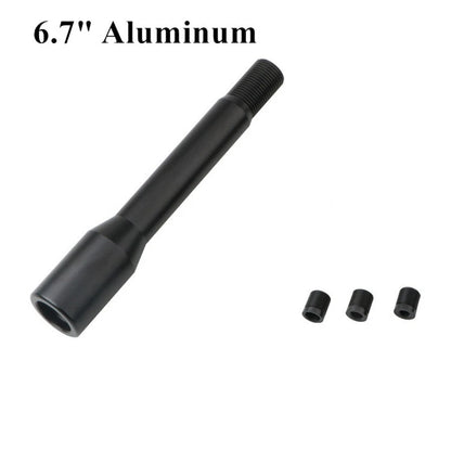 17cm Black Straight Shift Knob Extension for Manual Gear Shifter Lever