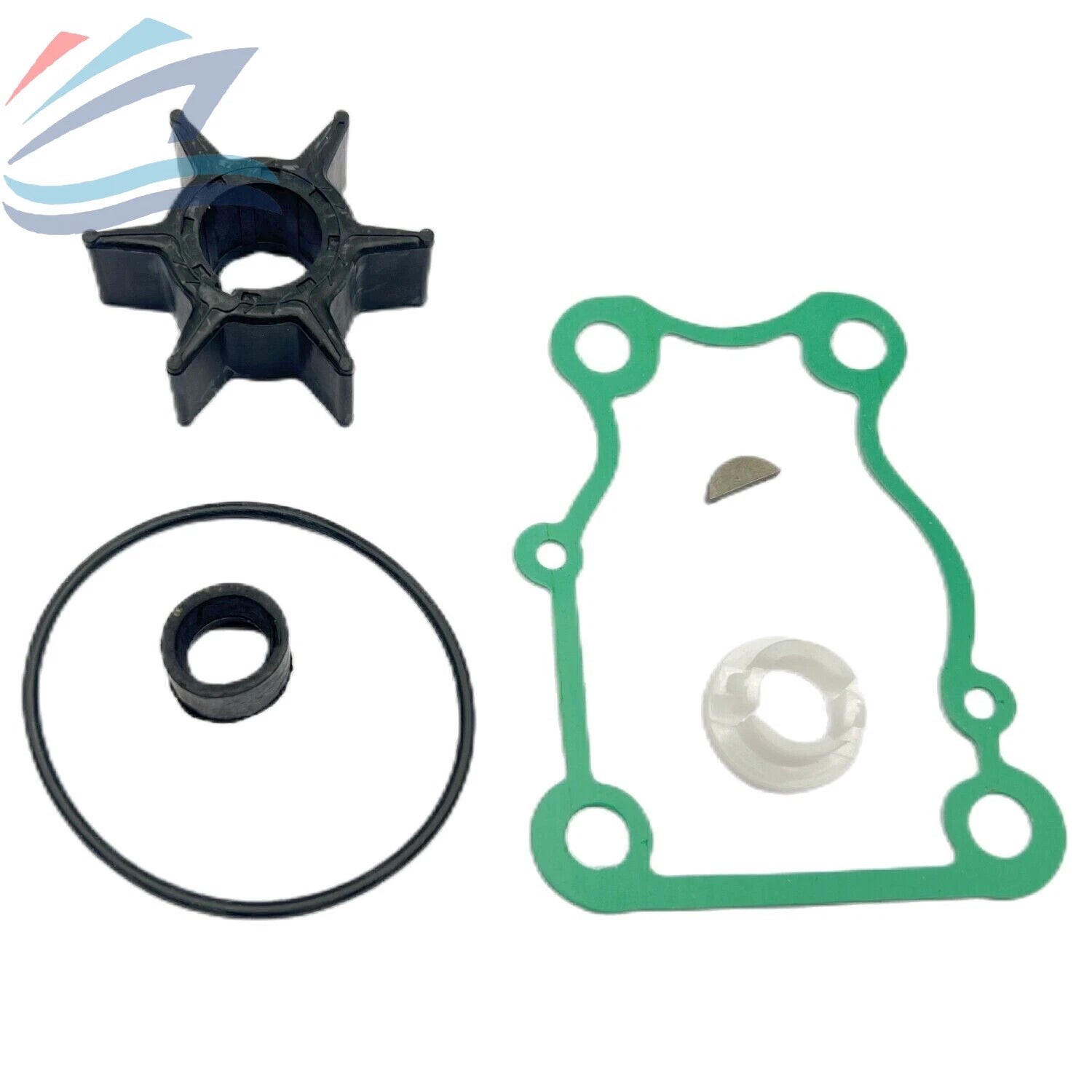 Water Pump Impeller Kit for Yamaha 4-Stroke F 40 50 60 HP (1998–2023) 63D-W0078-00