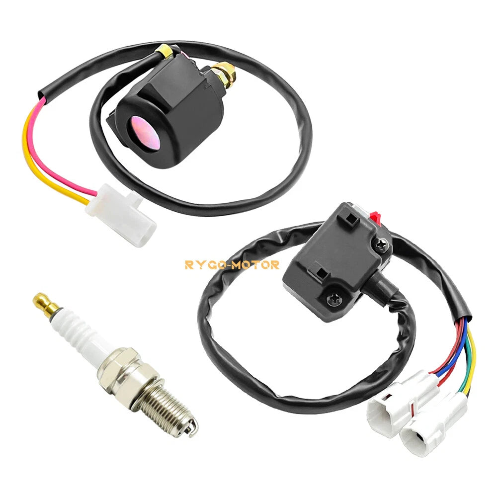 Handlebar Switch & Starter Solenoid Relay & Spark for Yamaha Warrior 350 (2002–2003)