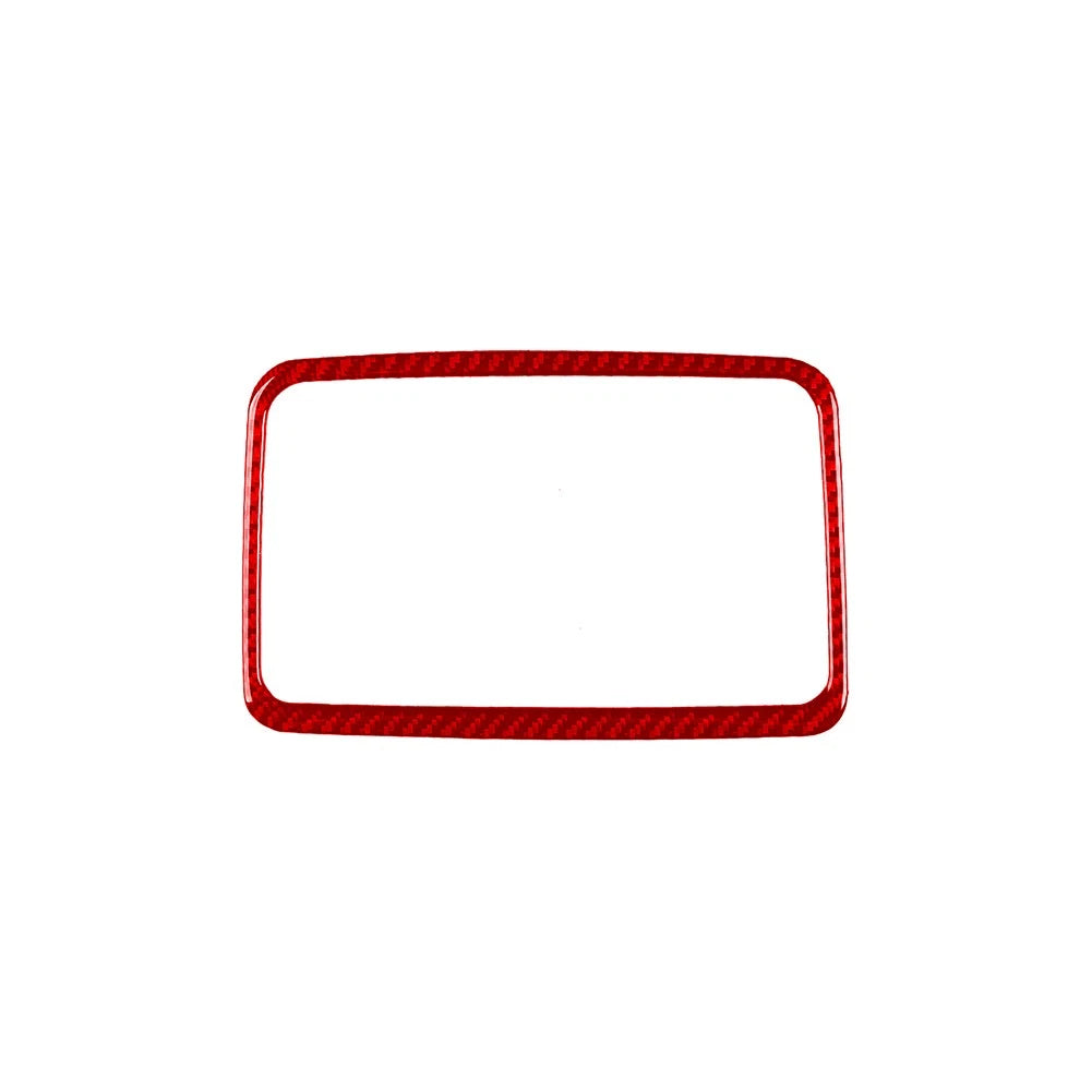 Carbon Fiber Dashboard Storage Box Cover Trim For Ford Ranger 2019-2022