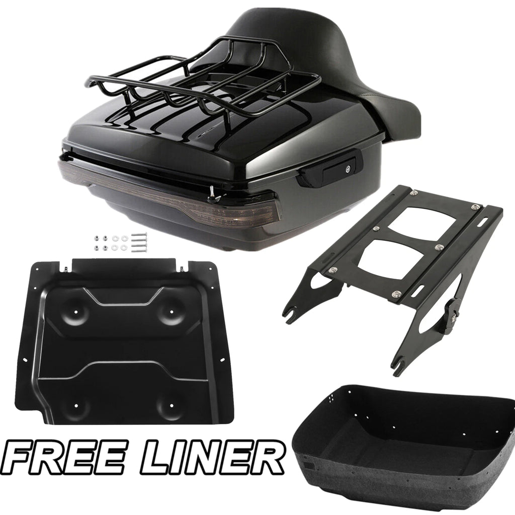 LED Light Plate for Harley Touring (2014–2025) - King Trunk Pad Mount Rack