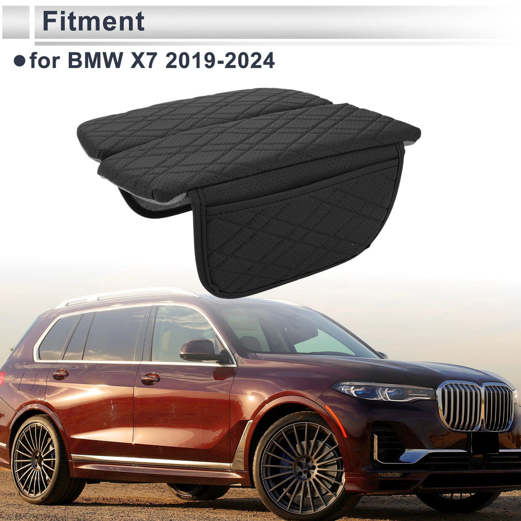 Car Center Console Cover with Storage Bag for BMW X7 (2019–2024)