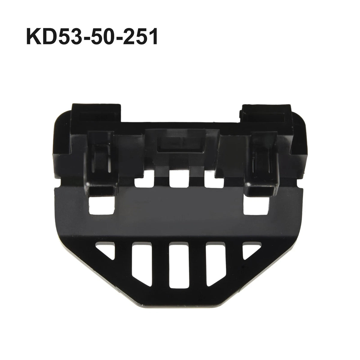 Black Bumper Cover Center Bracket for Mazda 6 3 2 For CX5 (OEM KD53 50 251)