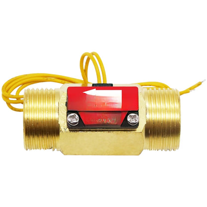 Copper Water Flow Switch G3/4 1.5-50L/min 220VDC 0.5A for HVAC Irrigation