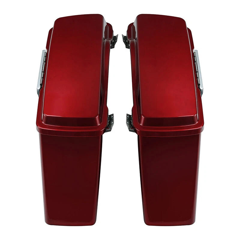 Chrome Saddlebag Conversion Bracket for Harley Softail Fatboy (1986–2013)