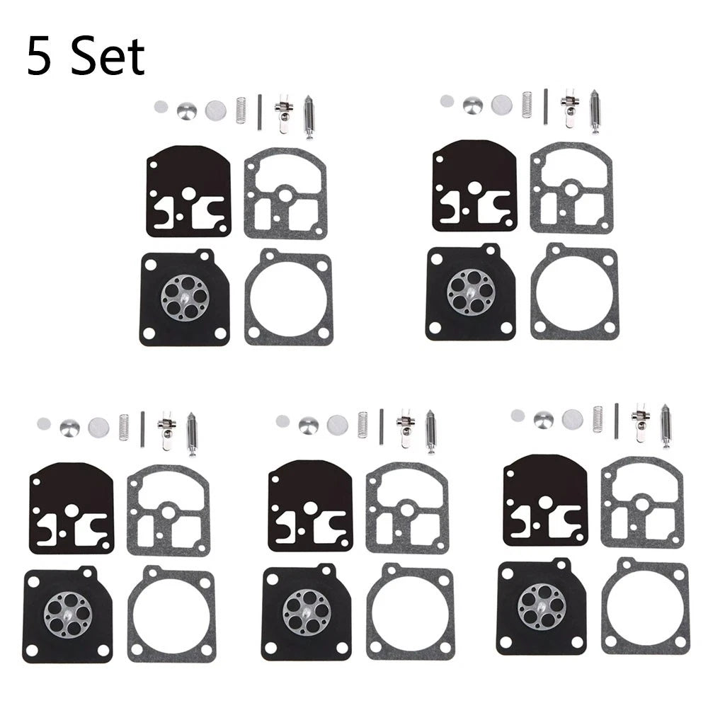 Set of 5 Carburetor Gasket Diaphragm Repair Kit for Stihl 010 011 011AV