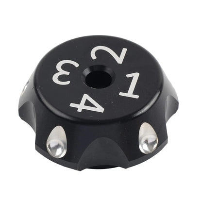 Black Shock Suspension Setting Adjuster Decoration Cap For Can Am Ryker 600 900