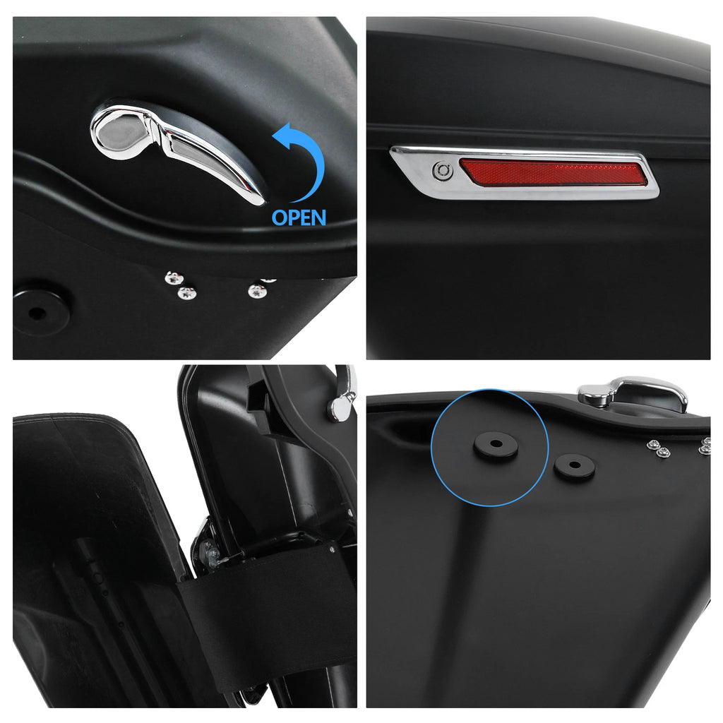 Hard Saddlebags Conversion Bracket for Harley Dyna Super Glide FXDC (2008–2017)