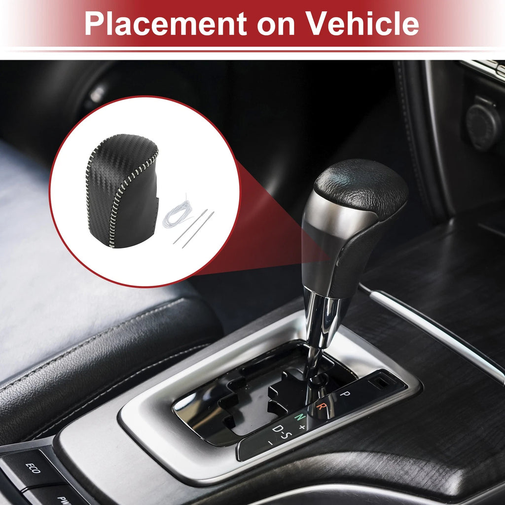 Gear Shift Knob Cover Replacement for Honda HR-V (2023–2024) Black Carbon