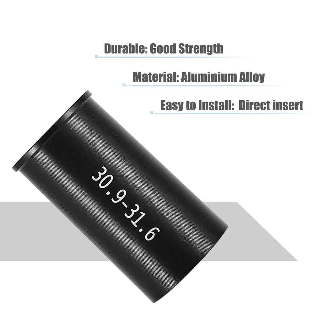 Bicycle Seatpost Reducer Sleeve Converter 30.9-31.6mm for Universal Fit