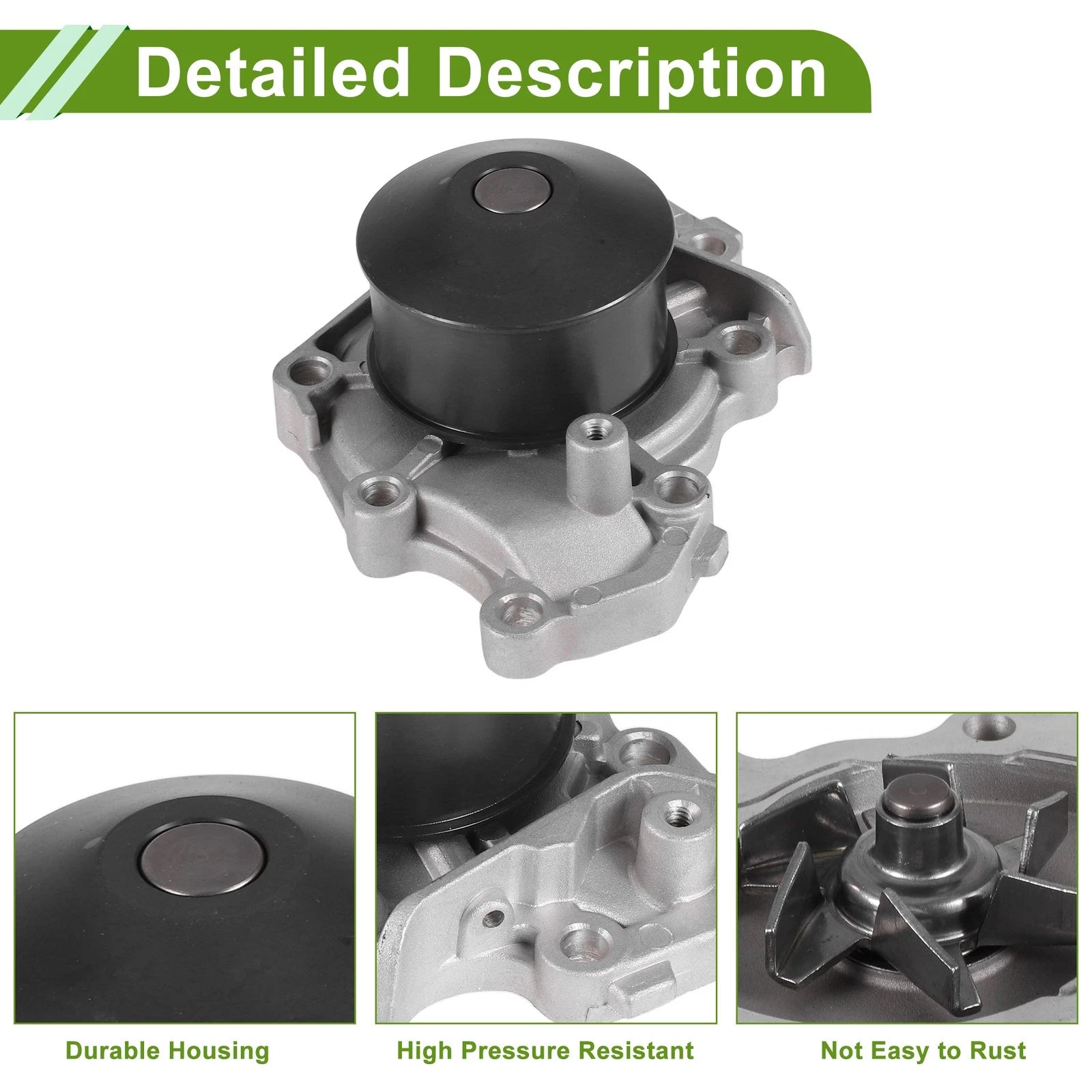 Engine Water Pump for Mitsubishi Lancer (1994–1996) MD302010