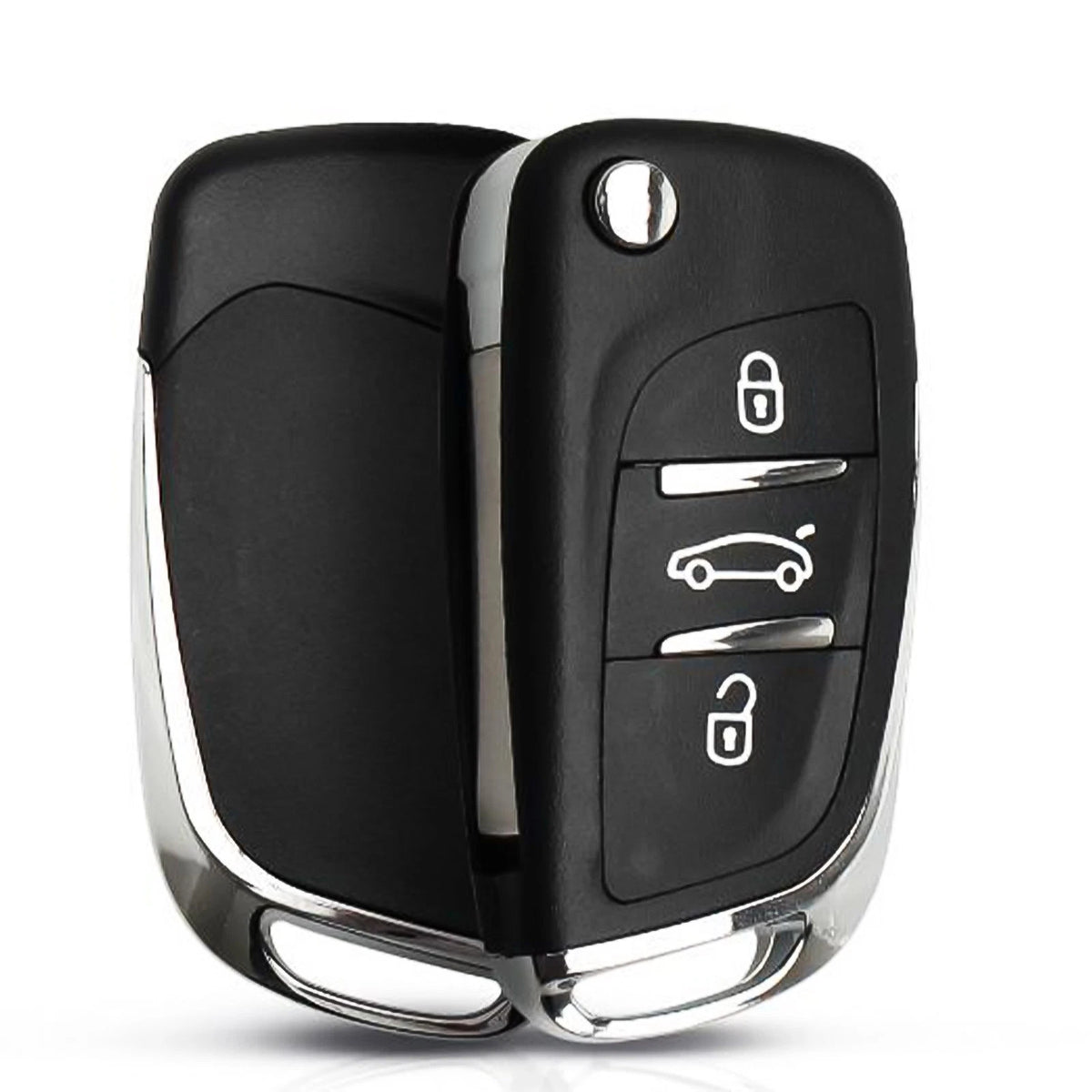 Flip Key Shell Case for Citroen Xsara Picasso C2 C3 C4 C5 C6 C8 Remote 3 BTN B