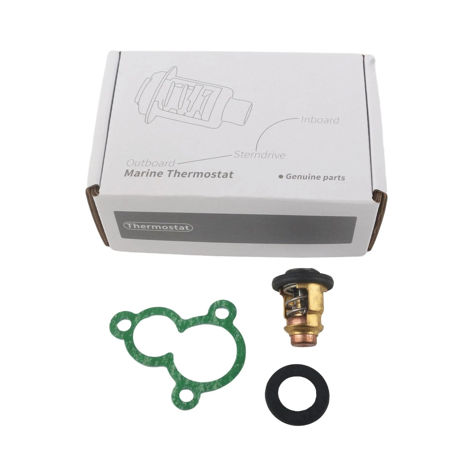 Thermostat with Gasket Kit for Yamaha 4 Stroke 2HP 2.5HP (1999–2023) 69M-12411-00/01