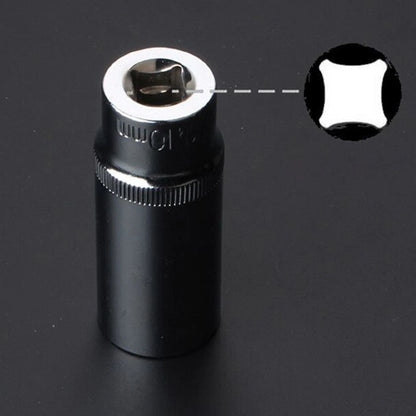 1/4in Square 6 Point Drive 10mm Deep Socket Repair Tool Attachment Use~