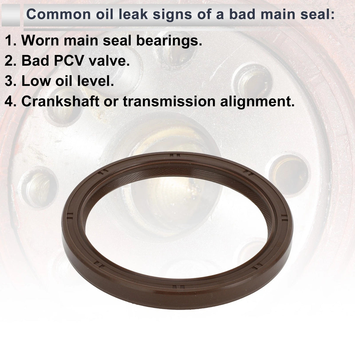 Rear Crankshaft Oil Seal Replacement for Honda K-Series K20 (2001–2012)