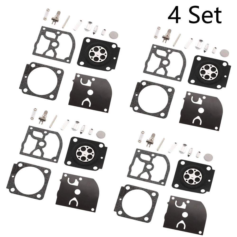 Set of 4 Carburetor Repair Kits for ZAMA RB-100 STIHL HS45 FS55 FS38 BG45