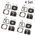Set of 4 Carburetor Repair Kits for ZAMA RB-100 STIHL HS45 FS55 FS38 BG45