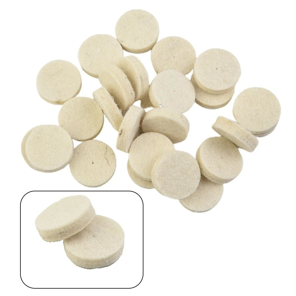 50mm Wool Felt Polishing Buffing Pad Set for Rotary Tool