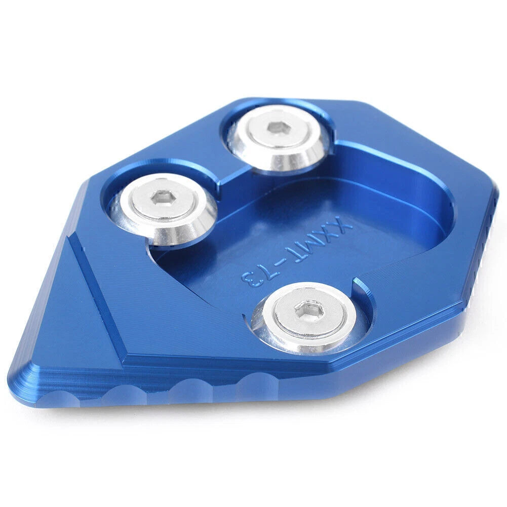 Side Kickstand Extension Plate for BMW S1000RR (2015–2021) Blue Pad