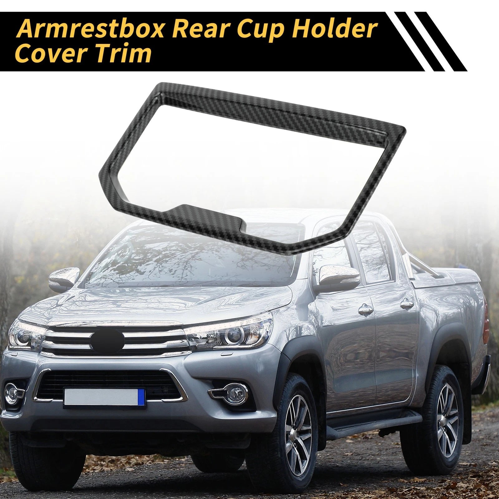 Rear Cup Holder Cover Replacement for Toyota Tacoma (2024–2024)
