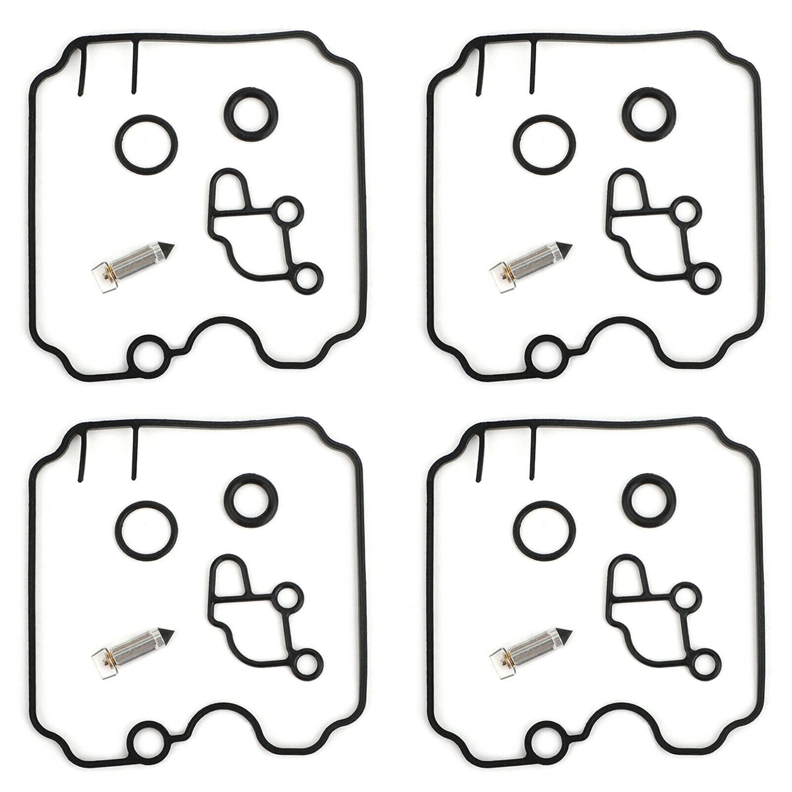 Set of 4 Carburetor Rebuild Kits for Yamaha FZR 600 (1989–1999) FZR-600 Carb