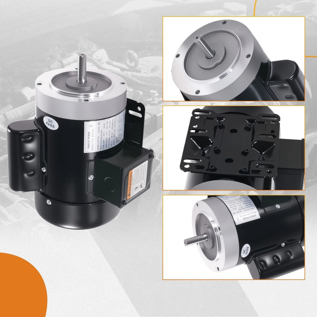 1HP Electric Motor for Agricultural Machinery (Single Phase)