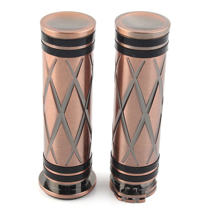 1" Chrome Handlebar Hand Grips for Harley Touring Dyna Sportster XL883 1200