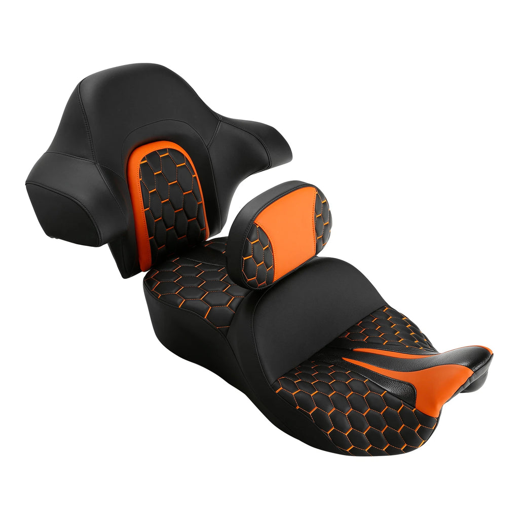Driver Passenger Seat & Backrest for Harley Street Electra Glide (2014–2023)
