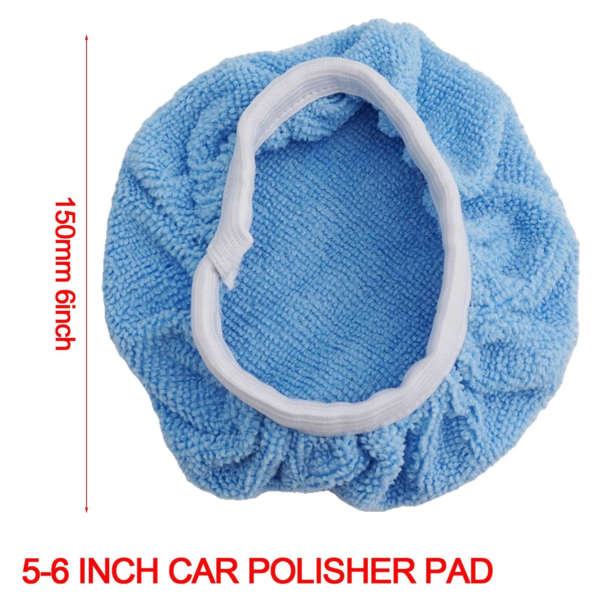 8pcs Polishing Pads for Car Polisher 150mm Blue