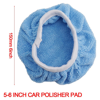 8pcs Polishing Pads for Car Polisher 150mm Blue