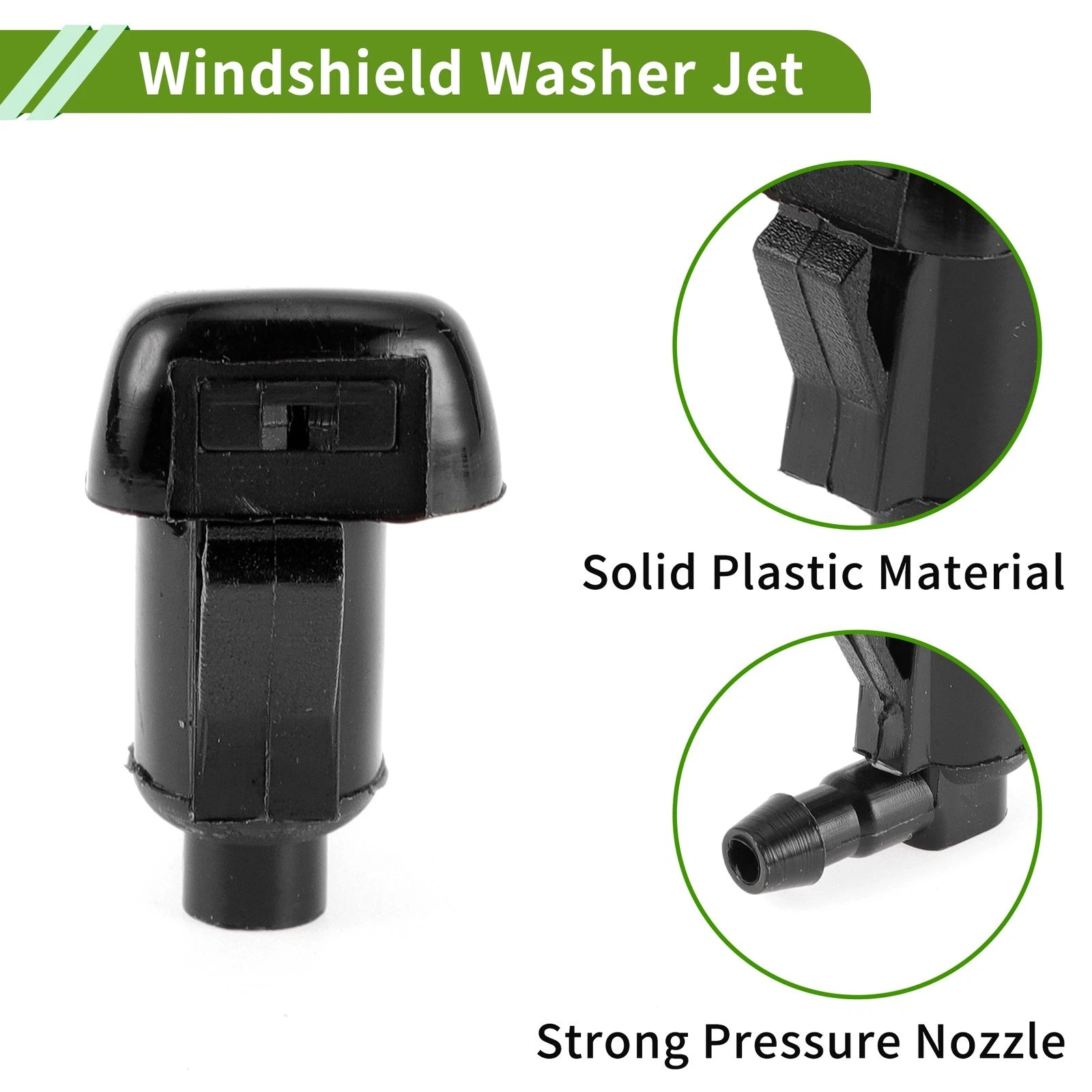 Windshield Washer Nozzle Set for Jeep (No. 55372143AB)
