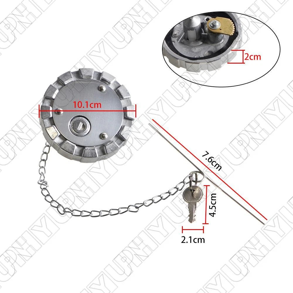 Fuel Tank Locking Cap SNV431089 for Freightliner Kenworth Peterbilt (N/A)